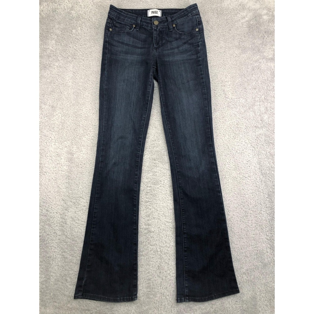 Paige Jeans Women's 27x33 (Tag 25) Blue Manhattan Bootcut Made in USA